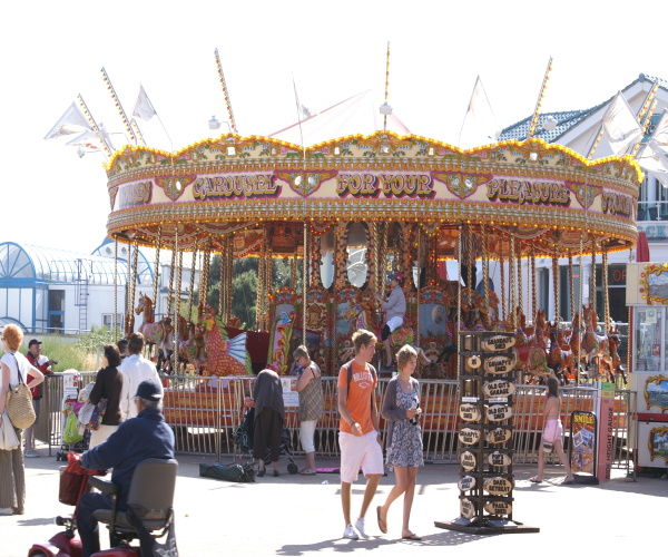 Bournemouth beach carousel